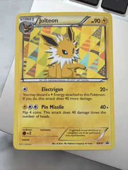 Jolteon BW91 Holo 2013 Black Star Promos Black & White Pokemon Card - Image 1