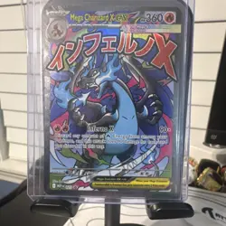 Pokemon Mega Charizard X EX 023 Me: Mega Evolution Promo Holo 360HP Rare - Image 1