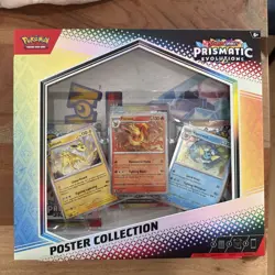 Pokemon TCG SV8.5 Prismatic Evolutions Poster Collection Box Factory Sealed - Image 1