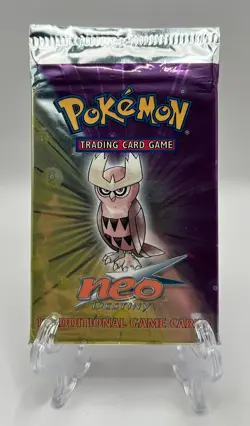 (402767) Pokemon Neo Destiny Unlimited Edition Noctowl Booster Pack - Damage - Image 1