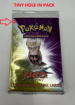 (402767) Pokemon Neo Destiny Unlimited Edition Noctowl Booster Pack - Damage - Image 4