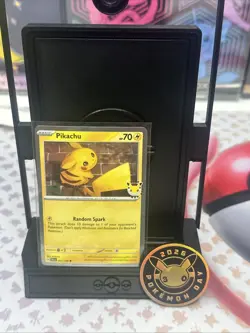 Pikachu 051 /162 Stamped 2026 Pokemon Day 30 Promo TCG With Coin - Image 1