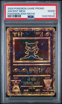 2000 POKEMON GAME MOVIE POKEMON 2000 MOVIE ANCIENT MEW PSA 2 - Image 1