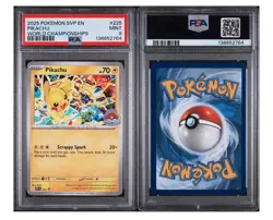 PSA 9 Mint 2025 Pokemon SVP En Pikachu World Championships #225 - Image 3