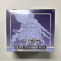 Pokemon Sword & Shield Chilling Reign Elite Trainer Box Calyrex 2021 - Image 1