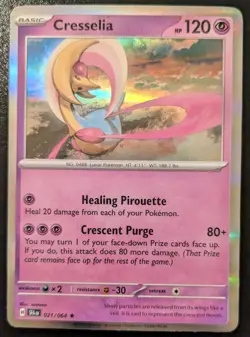 Cresselia 021/064 Holo Rare Scarlet & Violet: Shrouded Fable Pokemon TCG - Image 1