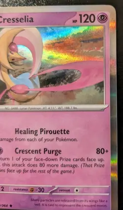 Cresselia 021/064 Holo Rare Scarlet & Violet: Shrouded Fable Pokemon TCG - Image 3