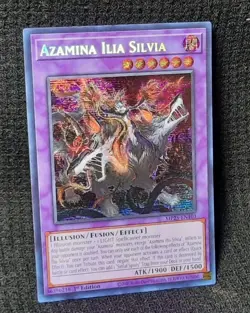 Azamina Ilia Silvia *PRISMATIC SECRET RARE* MP25-EN103 1st Edition NM | Yugioh! - Image 1