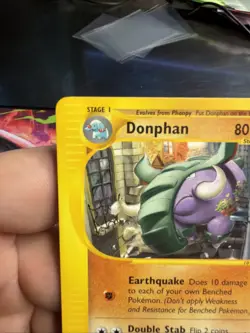 Donphan 7/147 Aquapolis Rare Normal Pokemon Card TCG Very Good Shape See Pics - Image 2