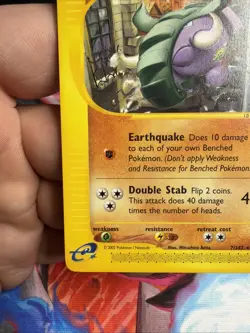 Donphan 7/147 Aquapolis Rare Normal Pokemon Card TCG Very Good Shape See Pics - Image 5