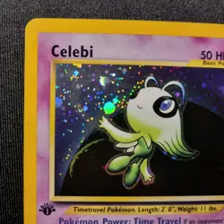 Celebi 03/64 1st Edition Holo Neo Revelation Pokemon Card TCG LP - Image 3