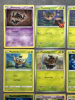 Phantump Trevenant Pokemon Cards Lot Reverse & Holo Rare 2016-2023 - Image 2