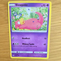 SLOWPOKE 48/145 POKEMON CARD (GUARDIANS RISING SET) - Image 1