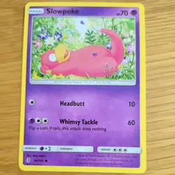 SLOWPOKE 48/145 POKEMON CARD (GUARDIANS RISING SET) - Image 2