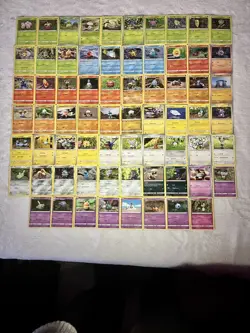 Pokemon TCG Yuka Morii Clay Pokemon 68 Card Lot – No Duplicates – LP/NM - Image 1