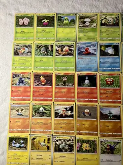 Pokemon TCG Yuka Morii Clay Pokemon 68 Card Lot – No Duplicates – LP/NM - Image 2