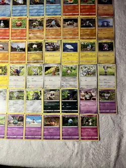 Pokemon TCG Yuka Morii Clay Pokemon 68 Card Lot – No Duplicates – LP/NM - Image 5