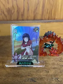 NARUTO KAYOU HINATA HYUGA WAIFU SR NR-SR-108 US SELLER +BONUS CARD! - Image 1