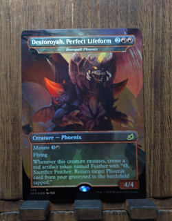 MTG Destoroyah, Perfect Lifeform (BORDERLESS FOIL) Ikoria: Lair of Behemoths NM. - Image 1