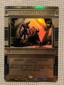 Slaughter Pact Masterpiece Series: Amonkhet Invocations Foil - Image 1