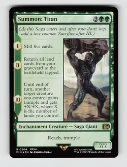 Summon: Titan*Foil* FIN 204 NM - Image 1