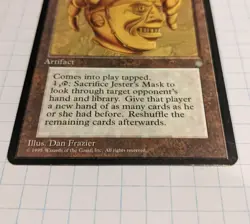 Jester's Mask MP Rare MTG Ice Age Magic the Gathering - Image 2