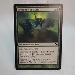 Presence of Gond MTG Shadowmoor NM Non Foil Near Mint Fast Shipping From Canada - Image 1