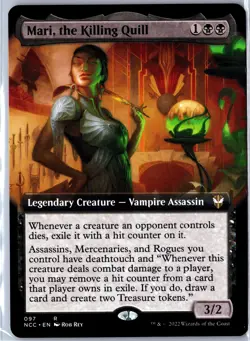 Commander: Streets of New Capenna #97 Mari, the Killing Quill (Extended Art) - Image 1