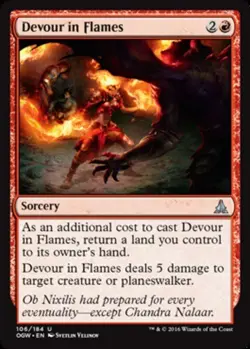 Devour in Flames X4 (Oath of the Gatewatch (2016)) MTG (NM) *CCGHouse* Magic - Image 1