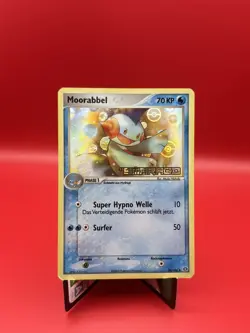 Moorabbel 36/106 Ex Smaragd Stamp German Played Holo Pokemon TCG 2005 - Image 1