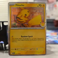 Pikachu (Pokemon Day 2026) 051/162 , pikachu promo , pokemon card - Image 1