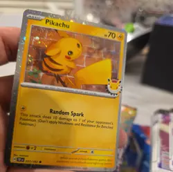 Pikachu (Pokemon Day 2026) 051/162 , pikachu promo , pokemon card - Image 4
