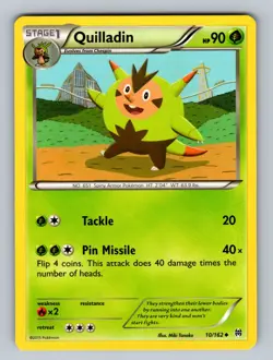 Quilladin 10/162 Uncommon XY - BREAKthrough NM - LP Pokemon TCG - Image 1