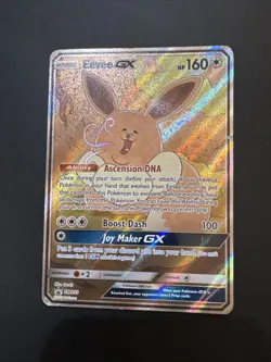 (NM) 2019 Eevee GX Pokemon TCG S&M Black Star Promo Full Art Holo #SM233 Rare - Image 1