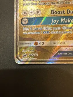 (NM) 2019 Eevee GX Pokemon TCG S&M Black Star Promo Full Art Holo #SM233 Rare - Image 3