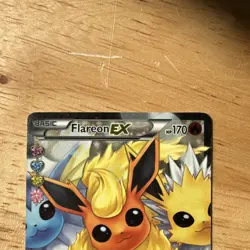 Pokemon Flareon EX RC28/RC32 Generations Radiant Collection Full Art Holo 2016 - Image 3