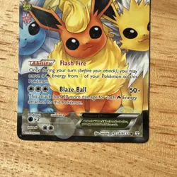 Pokemon Flareon EX RC28/RC32 Generations Radiant Collection Full Art Holo 2016 - Image 4