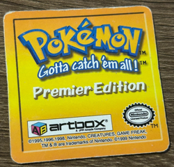 1999 Artbox Pokemon Action Flipz - Premier Edition Pikachu Raichu #01 - Image 4