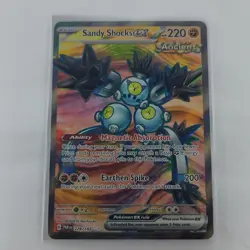 Pokemon TCG Sandy Shocks ex 228/182 SV04 Paradox Rift Holo Ancient Ultra Rare - Image 1