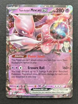 Team Rockets Mewtwo Ex 081/182 Sv10: Destined Rivals M/NM Pokemon TCG - Image 1
