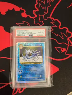 Pokemon Golduck Legendary Coll. Reverse Holo #43 PSA 8 - Image 1
