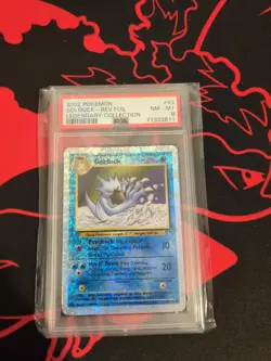 Pokemon Golduck Legendary Coll. Reverse Holo #43 PSA 8 - Image 2