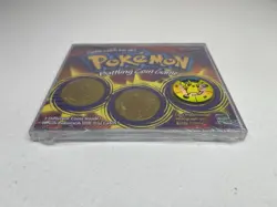 1999 Pokemon Battling Coin Game, 3 Different Coins, New And Sealed, Hasbro 👀 - Image 3