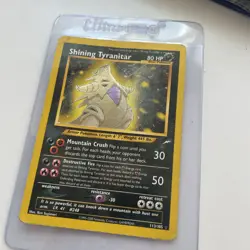 Pokemon TCG Shining Tyranitar Neo Destiny 113 Holo Unlimited Shiny Holo Rare HP - Image 3