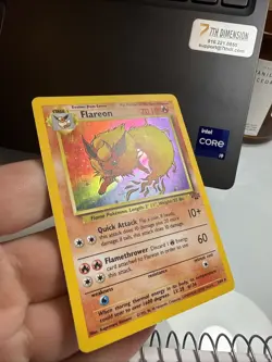 Pokemon TCG Flareon Jungle 3/64 Holo Unlimited Holo Rare - Image 3