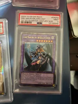 2024 #EN258 DARK MAGICIAN GIRL THE DRAGON KNIGHT PSA 9 - Image 1