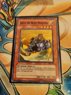 Yu-Gi-Oh! Freed the Brave Warrior IOC-014 Super Rare Unlimited Near Mint - Image 1