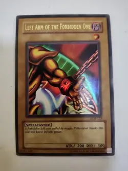 YU-GI-OH! LOB-123 Left Arm of the Forbidden One Ultra Rare Unlimited Edition MP - Image 1