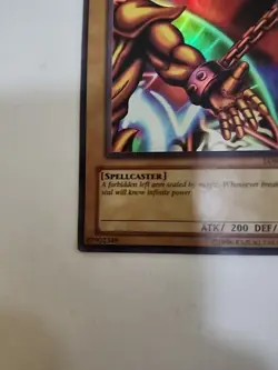 YU-GI-OH! LOB-123 Left Arm of the Forbidden One Ultra Rare Unlimited Edition MP - Image 3