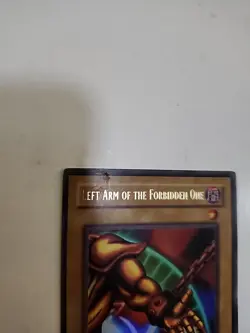 YU-GI-OH! LOB-123 Left Arm of the Forbidden One Ultra Rare Unlimited Edition MP - Image 5